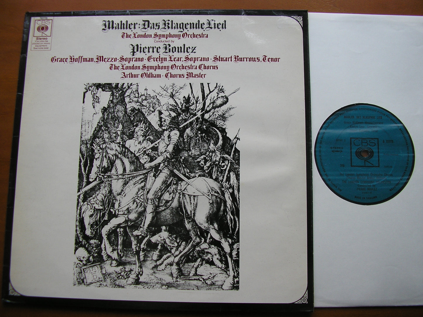 MAHLER: DAS KLAGENDE LIED      SOLOISTS / LONDON SYMPHONY / BOULEZ     72773