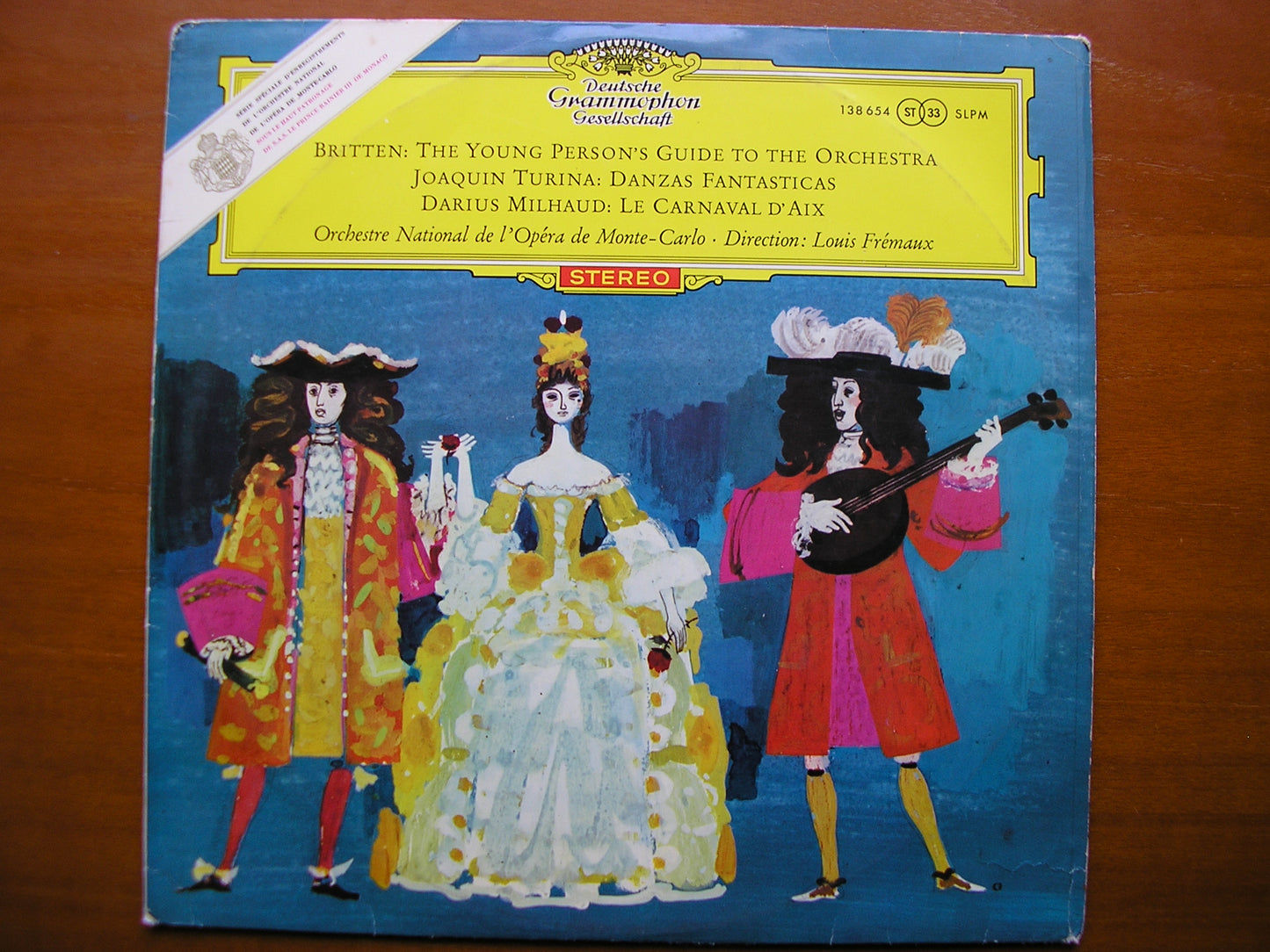 BRITTEN: YOUNG PERSON'S GUIDE TO THE ORCHESTRA / TURINA: DANZAS FANTASTICAS / MILHAUD: LE CARNIVAL D'AIX     MONTE CARLO ORCHESTRA / FREMAUX    138 654