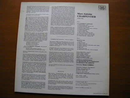 CHARPENTIER: LE JUGEMENT DERNIER / BEATUS VIR     SOLOISTS / GULBENKIAN ORCHESTRA OF LISBON / CORBOZ     STU 71222