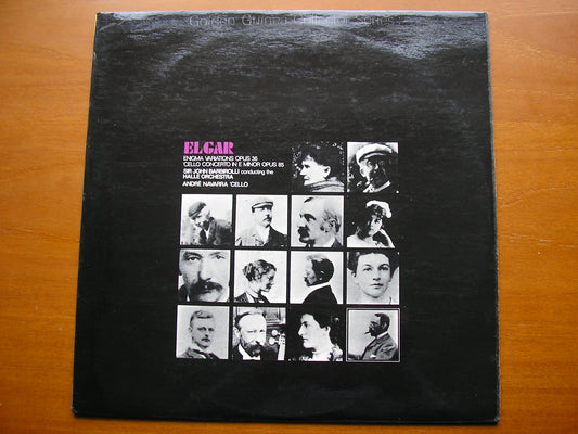 ELGAR: CELLO CONCERTO / ENIGMA VARIATIONS     NAVARRA / HALLE ORCHESTRA / BARBIROLLI     GSGC 14057