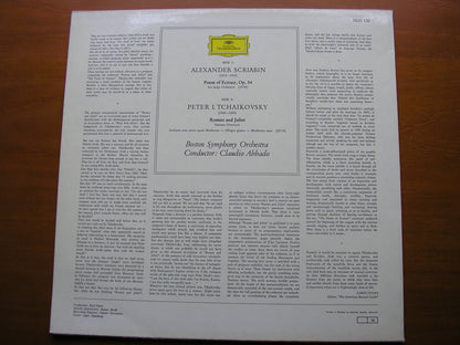 SCRIABIN: POEM OF ECSTASY / TCHAIKOVSKY: ROMEO & JULIET    ABBADO / BOSTON SYMPHONY    2530 137