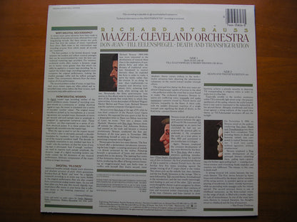 STRAUSS: DON JUAN / TILL EULENSPIEGEL / TOD UND VERKLARUNG     MAAZEL / CLEVELAND ORCHESTRA     IM 35826