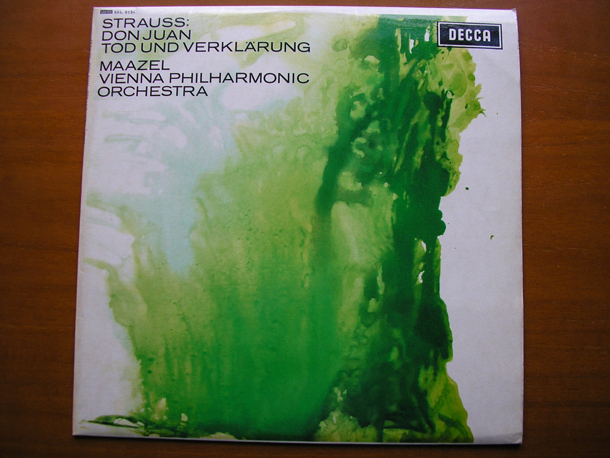 STRAUSS: DON JUAN / TOD UND VERKLARUNG       MAAZEL / VIENNA PHILHARMONIC       SXL 6134