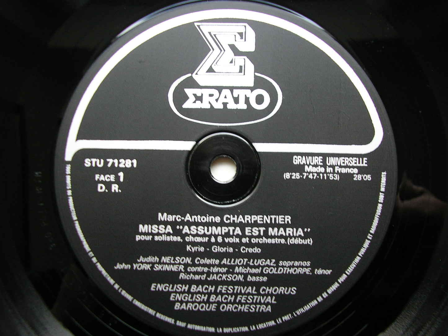 CHARPENTIER: MISSA ASSUMPTA EST MARIA / DIALOGUS INTER CHRISTUM    ENGLISH BACH FESTIVAL BAROQUE ORCHESTRA    STU 71281