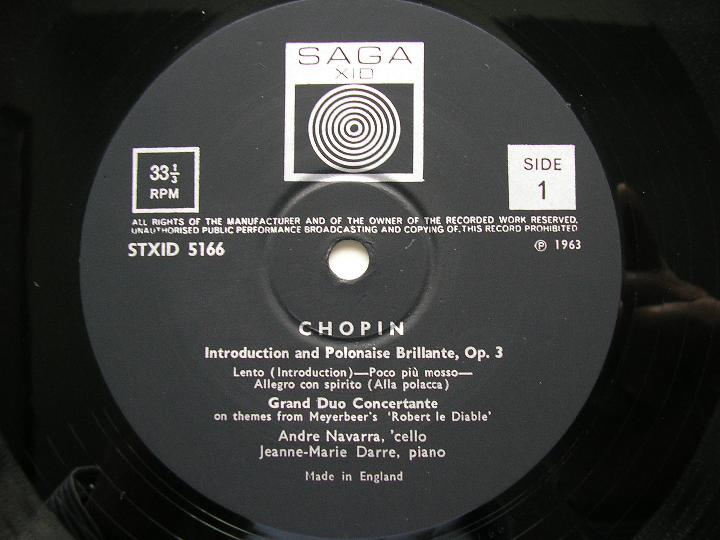 CHOPIN: COMPLETE WORKS FOR CELLO      NAVARRA / DARRE      SAGA 5166