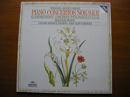 MOZART:  PIANO CONCERTOS Nos. 9 & 11     BILSON / ENGLISH BAROQUE SOLOISTS / GARDINER    410 905