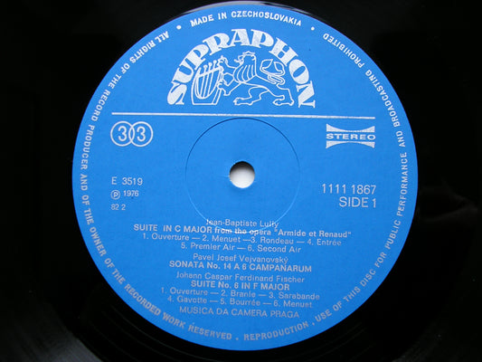 BAROQUE SUITES: TELEMANN / LULLY / SCHEIDT / FISCHER / VEJVANOVSKY      MUSICA DA CAMERA PRAGUE     1111 1867
