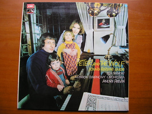 BRITTEN: YOUNG PERSON'S GUIDE TO THE ORCHESTRA / PROKOFIEV: PETER & THE WOLF    FARROW / LONDON SYMPHONY / PREVIN     ASD 2935