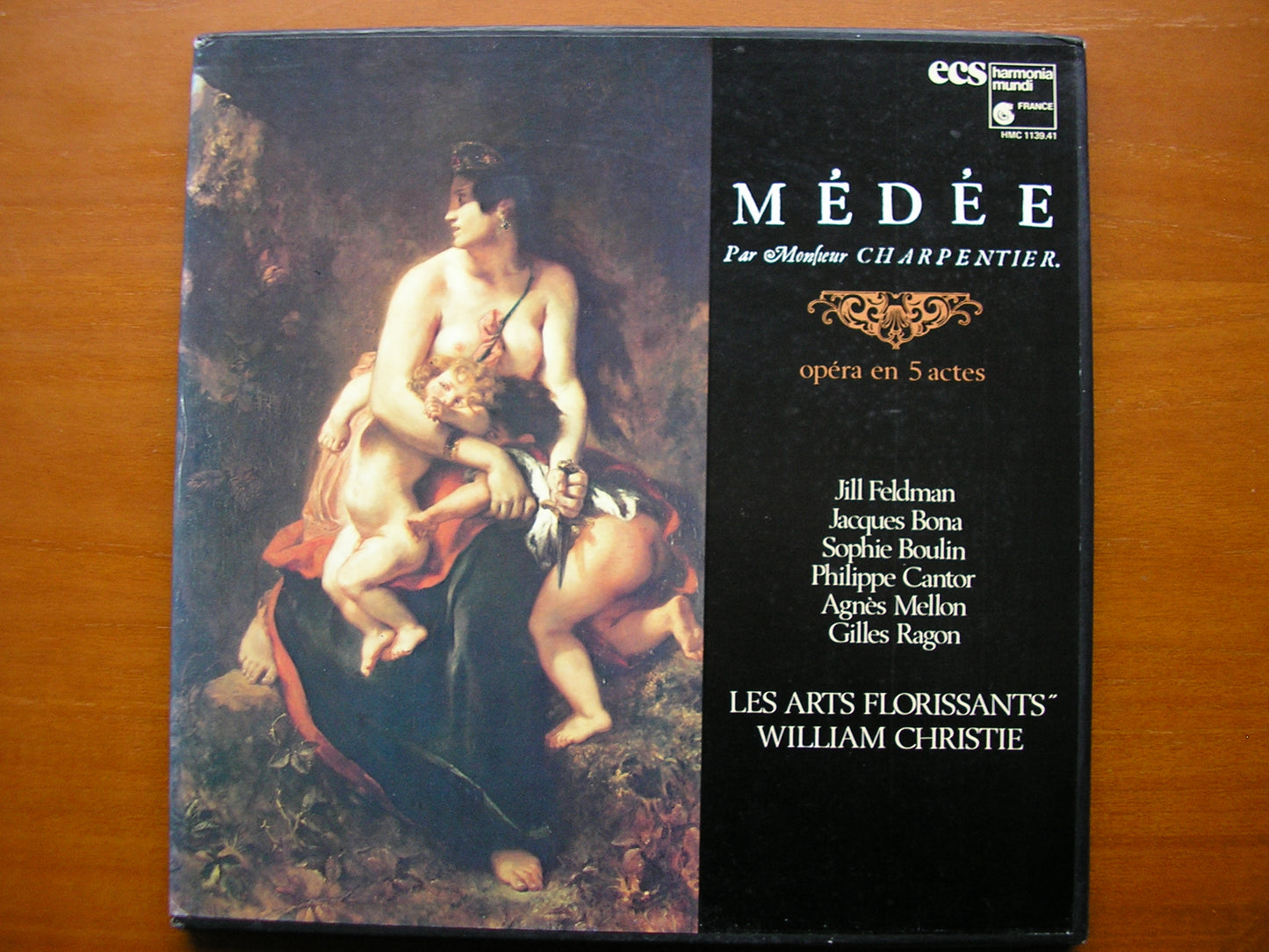CHARPENTIER: MEDEE   FELDMAN / RAGON / MELLON / BONA / LES ARTS FLORISSANTS / CHRISTIE     3LP     HMC 1139-41