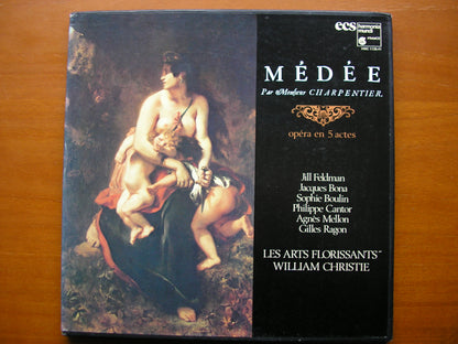 CHARPENTIER: MEDEE   FELDMAN / RAGON / MELLON / BONA / LES ARTS FLORISSANTS / CHRISTIE     3LP     HMC 1139-41