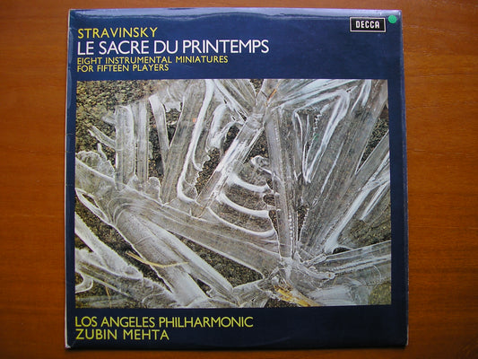SXL 6444 STRAVINSKY: THE RITE OF SPRING / 8 INSTRUMENTAL MINIATURES    MEHTA / LOS ANGELES PHILHARMONIC    ED4