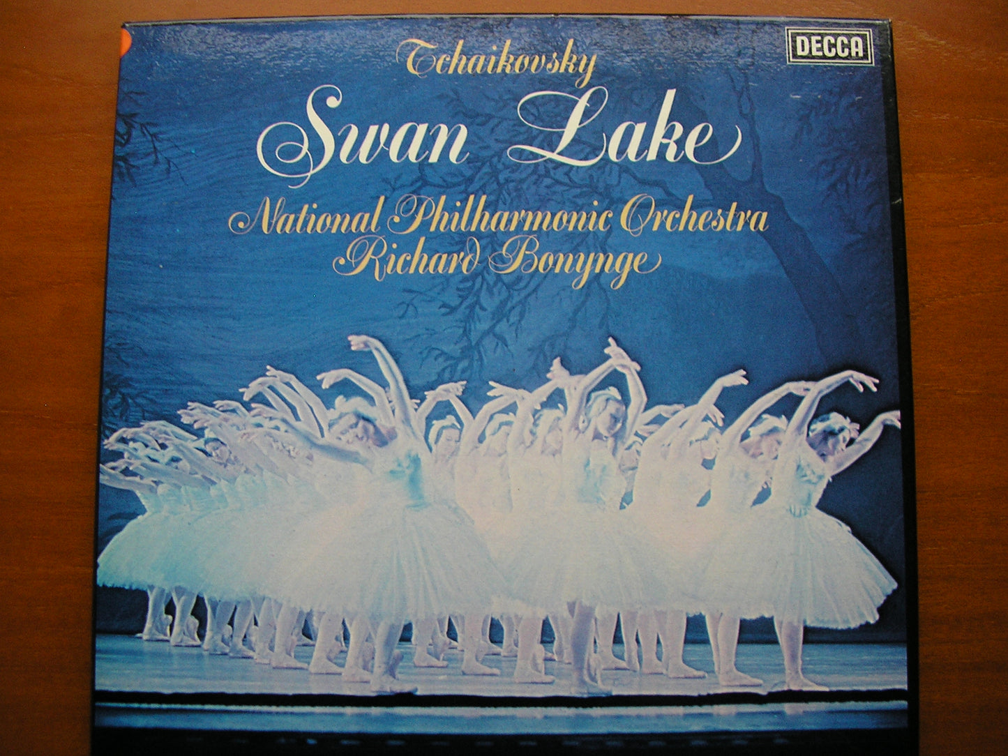 TCHAIKOVSKY: SWAN LAKE  complete ballet     BONYNGE / NATIONAL PHILHARMONIC    3LP       test pressing       D37D 3