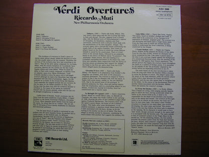 VERDI: OVERTURES      MUTI / NEW PHILHARMONIA      ASD 3366