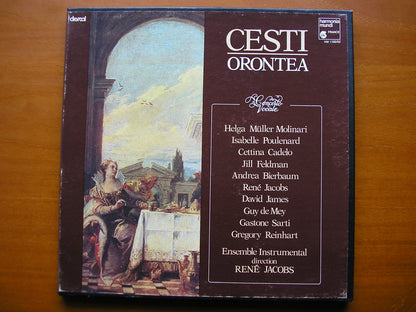 CESTI: ORONTEA    MOLINARI / DE MAY / POULENARD / FELDMAN / ENSEMBLE INSTRUMENTAL / JACOBS    3LP    HM 1100/02