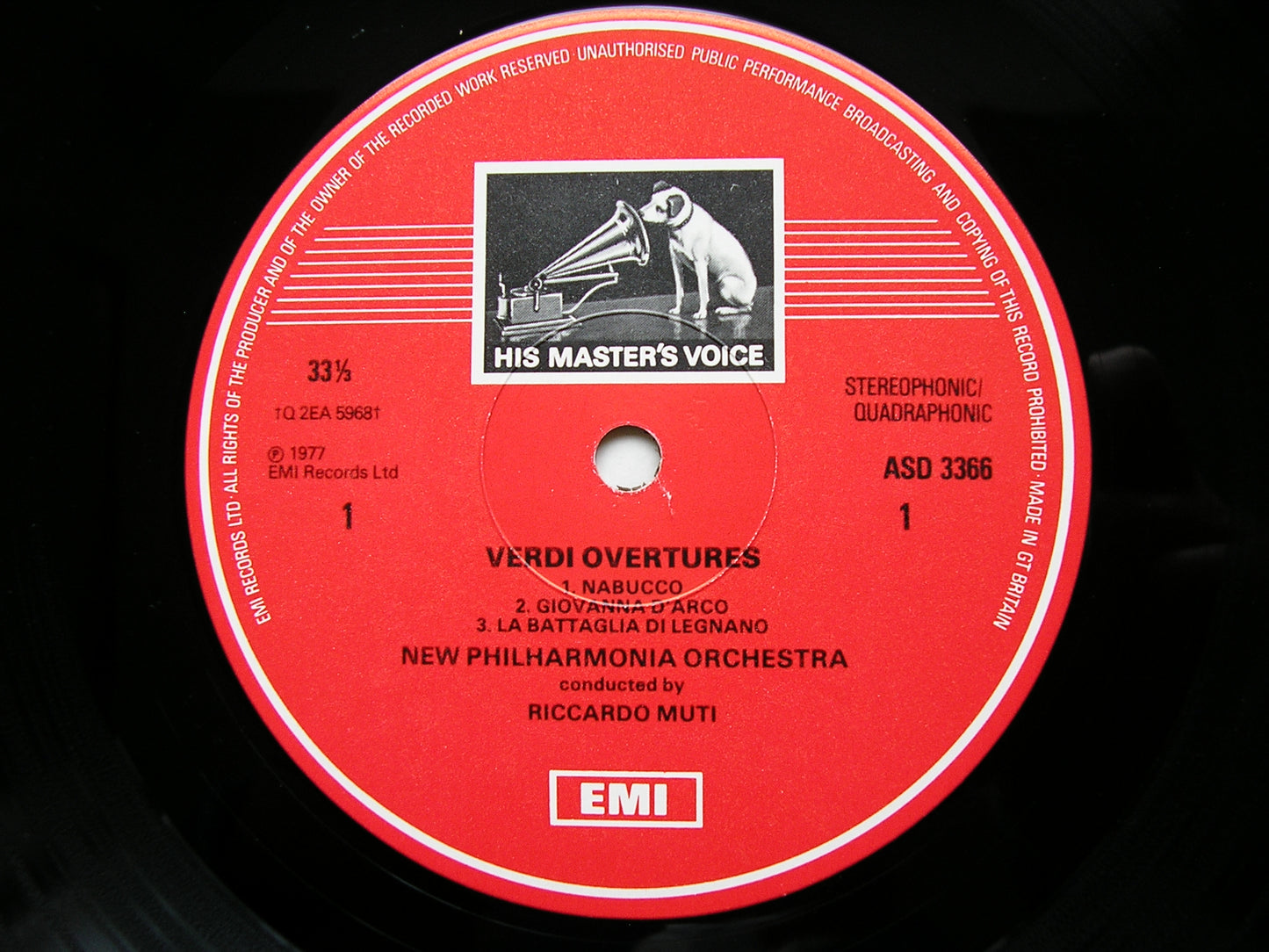 VERDI: OVERTURES      MUTI / NEW PHILHARMONIA      ASD 3366