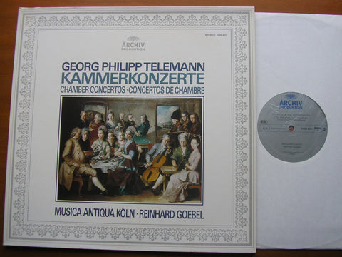 TELEMANN: CHAMBER CONCERTOS   MUSICA ANTIQUA COLOGNE / GOEBEL    2533 421