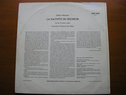 MESSIAEN: LA NATIVITE DU SEIGNEUR      SIMON PRESTON      ZRG 5447