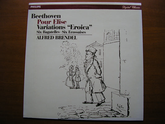 BEETHOVEN:  EROICA VARIATIONS / POUR ELISE / SIX BAGATELLES     ALFRED BRENDEL    412 227