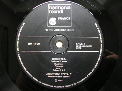CESTI: ORONTEA    MOLINARI / DE MAY / POULENARD / FELDMAN / ENSEMBLE INSTRUMENTAL / JACOBS    3LP    HM 1100/02