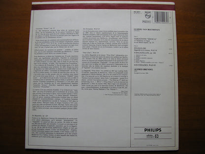 BEETHOVEN:  EROICA VARIATIONS / POUR ELISE / SIX BAGATELLES     ALFRED BRENDEL    412 227