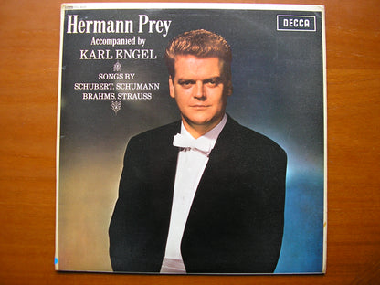 SXL 6037  HERMANN PREY SINGS SCHUBERT / SCHUMANN / BRAHMS / STRAUSS       KARL ENGEL        ED1