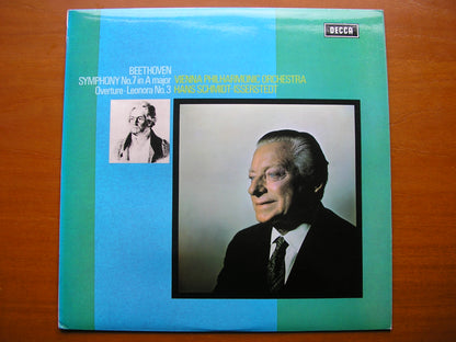 SXL 6447 BEETHOVEN: SYMPHONY No. 7 / OVERTURE Leonora No. 3     SCHMIDT-ISSERSTEDT / VIENNA PHILHARMONIC     ED4