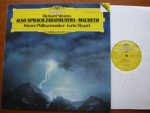 STRAUSS: ALSO SPRACH ZARATHUSTRA / MACBETH     MAAZEL / VIENNA PHILHARMONIC    410 597