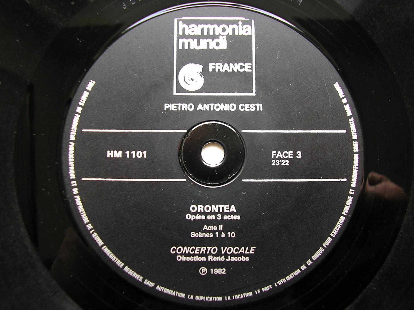 CESTI: ORONTEA    MOLINARI / DE MAY / POULENARD / FELDMAN / ENSEMBLE INSTRUMENTAL / JACOBS    3LP    HM 1100/02