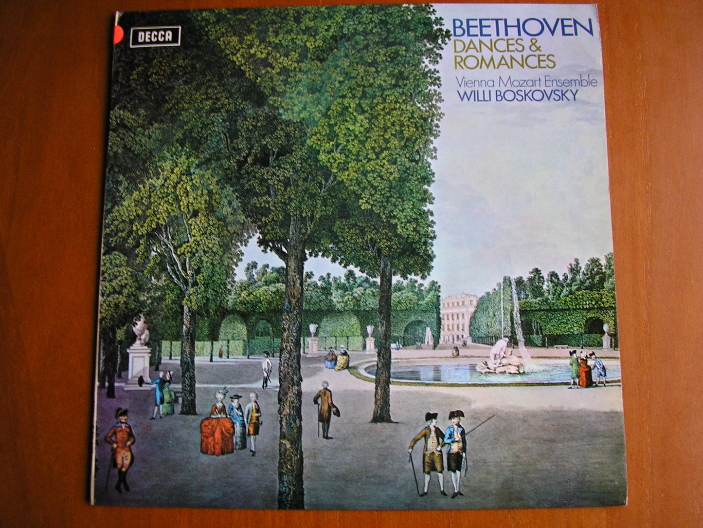 BEETHOVEN: DANCES & ROMANCES     VIENNA MOZART ENSEMBLE / BOSKOVSKY    test pressing   SXL 6436