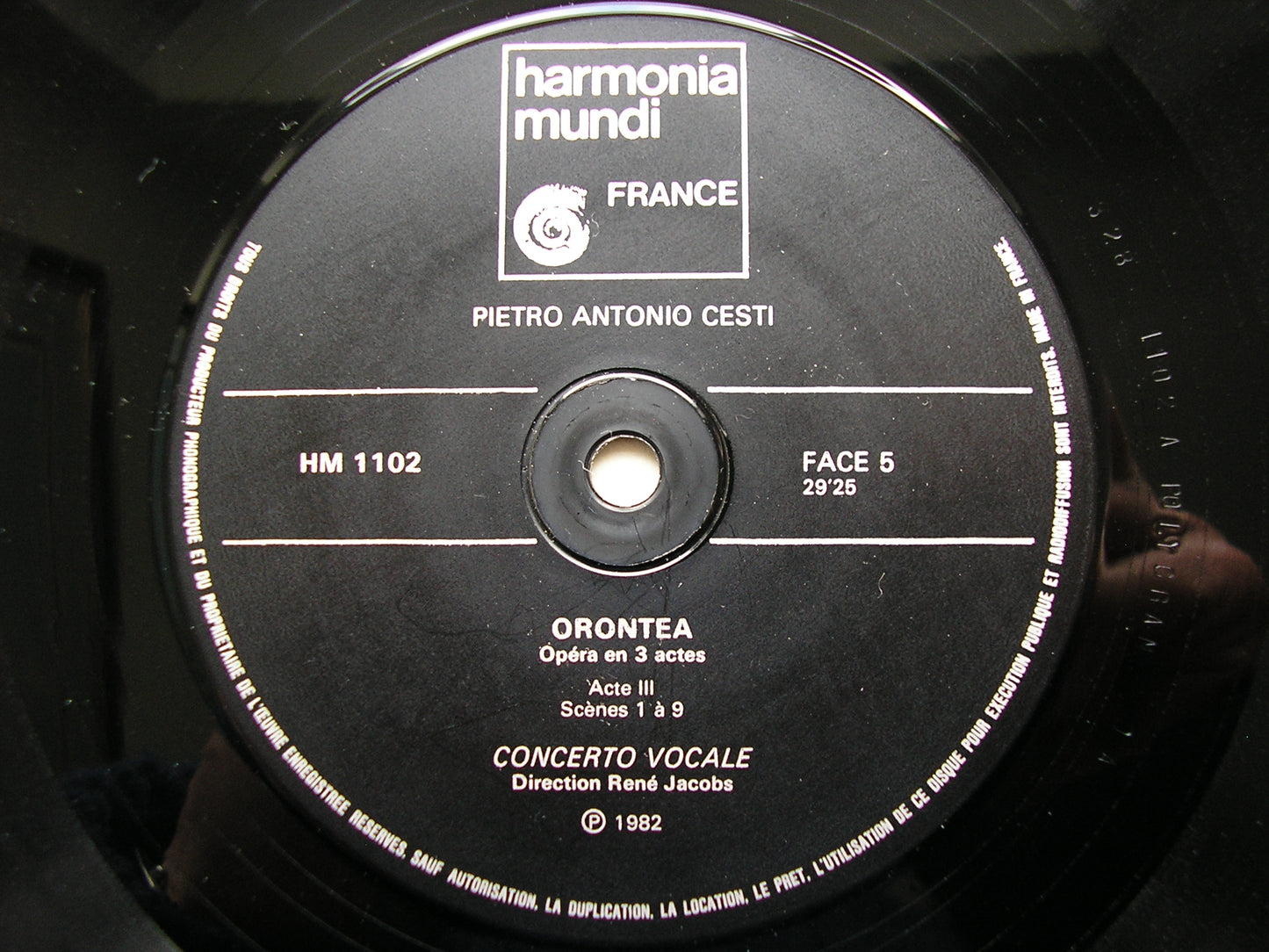 CESTI: ORONTEA    MOLINARI / DE MAY / POULENARD / FELDMAN / ENSEMBLE INSTRUMENTAL / JACOBS    3LP    HM 1100/02