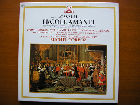 CAVALLI: ERCOLE AMANTE   MINTON / MILLER / PALMER / COLD / LEWIS / ENGLISH BACH FESTIVAL BAROQUE ORCHESTRA / CORBOZ   3LP   STU 71328