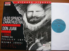 STRAUSS: ALSO SPRACH ZARATHUSTRA / DON JUAN / TWO SONGS     LOTT / SCOTTISH NATIONAL ORCHESTRA / JARVI    ABRD 1246