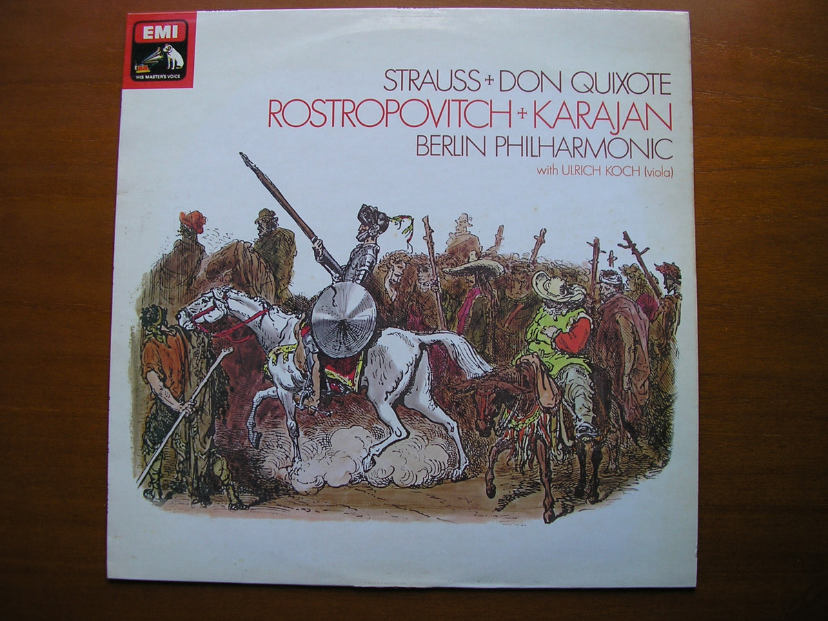 STRAUSS: DON QUIXOTE      ROSTROPOVICH / BERLIN PHILHARMONIC / KARAJAN      ASD 3118