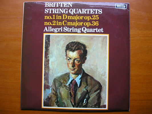 BRITTEN: STRING  QUARTETS Nos. 1 & 2      ALLEGRI STRING QUARTET     SXL 6564