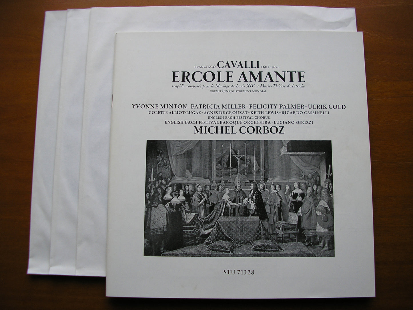 CAVALLI: ERCOLE AMANTE   MINTON / MILLER / PALMER / COLD / LEWIS / ENGLISH BACH FESTIVAL BAROQUE ORCHESTRA / CORBOZ   3LP   STU 71328