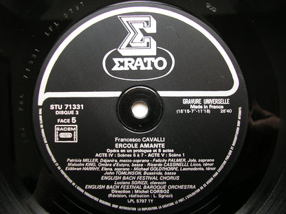 CAVALLI: ERCOLE AMANTE   MINTON / MILLER / PALMER / COLD / LEWIS / ENGLISH BACH FESTIVAL BAROQUE ORCHESTRA / CORBOZ   3LP   STU 71328