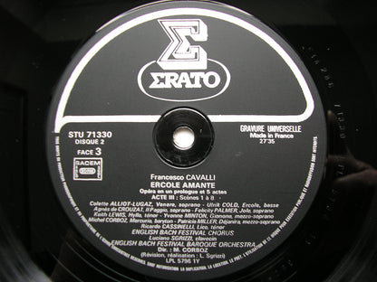 CAVALLI: ERCOLE AMANTE   MINTON / MILLER / PALMER / COLD / LEWIS / ENGLISH BACH FESTIVAL BAROQUE ORCHESTRA / CORBOZ   3LP   STU 71328