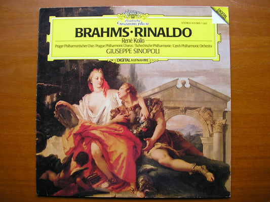BRAHMS:  RINALDO      RENE KOLLO / CZECH PHILHARMONIC / SINOPOLI     410 865
