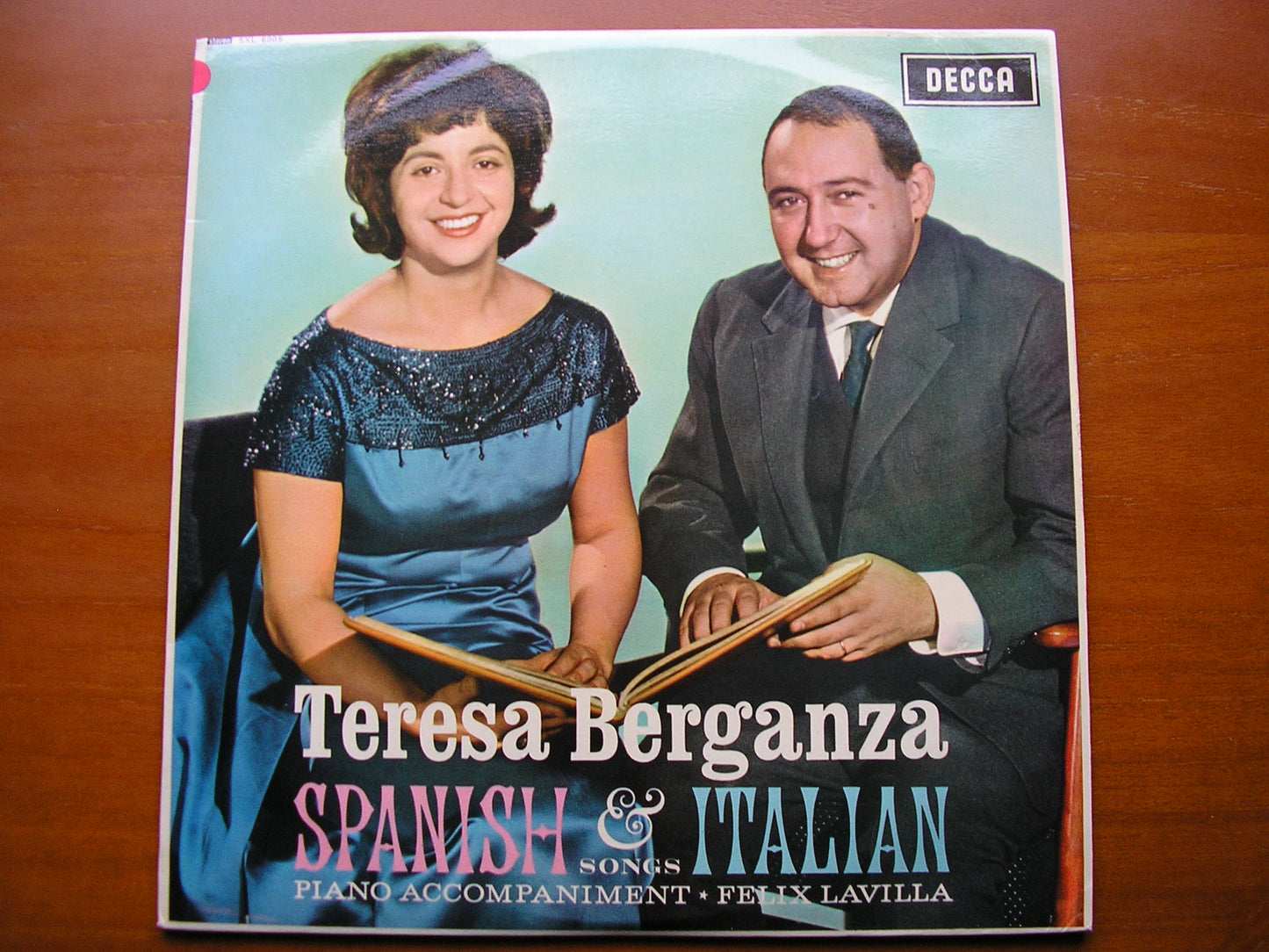 TERESA BERGANZA SINGS SPANISH & ITALIAN SONGS      BERGANZA / LAVILLA     test pressing     SXL 6005