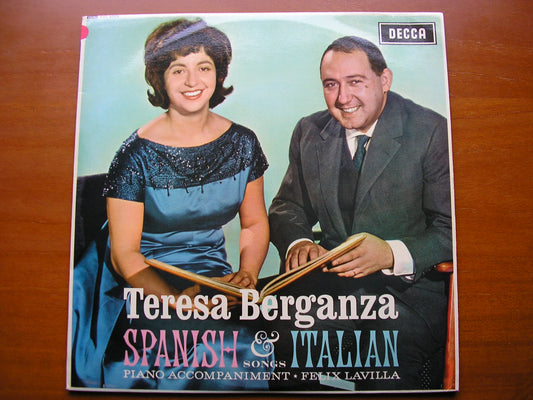 TERESA BERGANZA SINGS SPANISH & ITALIAN SONGS      BERGANZA / LAVILLA     test pressing     SXL 6005
