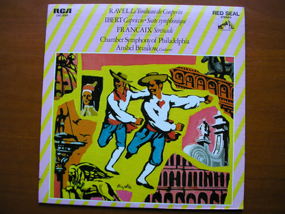 RAVEL: LE TOMBEAU DE COUPERIN / IBERT: CAPRICCIO & SUITE SYMPHONIQUE / FRANCAIX: SERENADE     BRUSILOW / PHILADELPHIA CHAMBER ORCHESTRA     LSC 3089