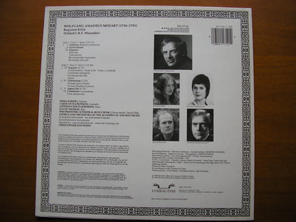 MOZART: REQUIEM     SOLOISTS / THE ACADEMY OF ANCIENT MUSIC / HOGWOOD    411 712