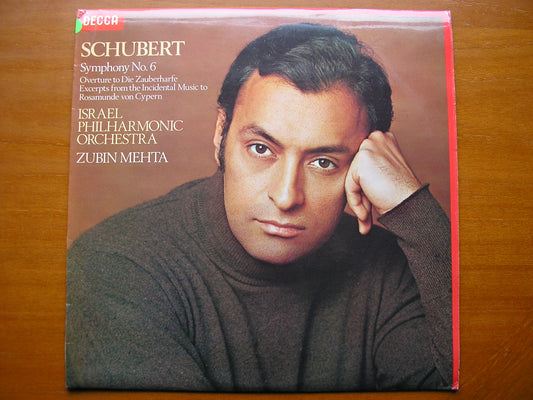 SCHUBERT: SYMPHONY No. 6 / ROSAMUNDE      MEHTA / ISRAEL PHILHARMONIC    test pressing    SXL 6891