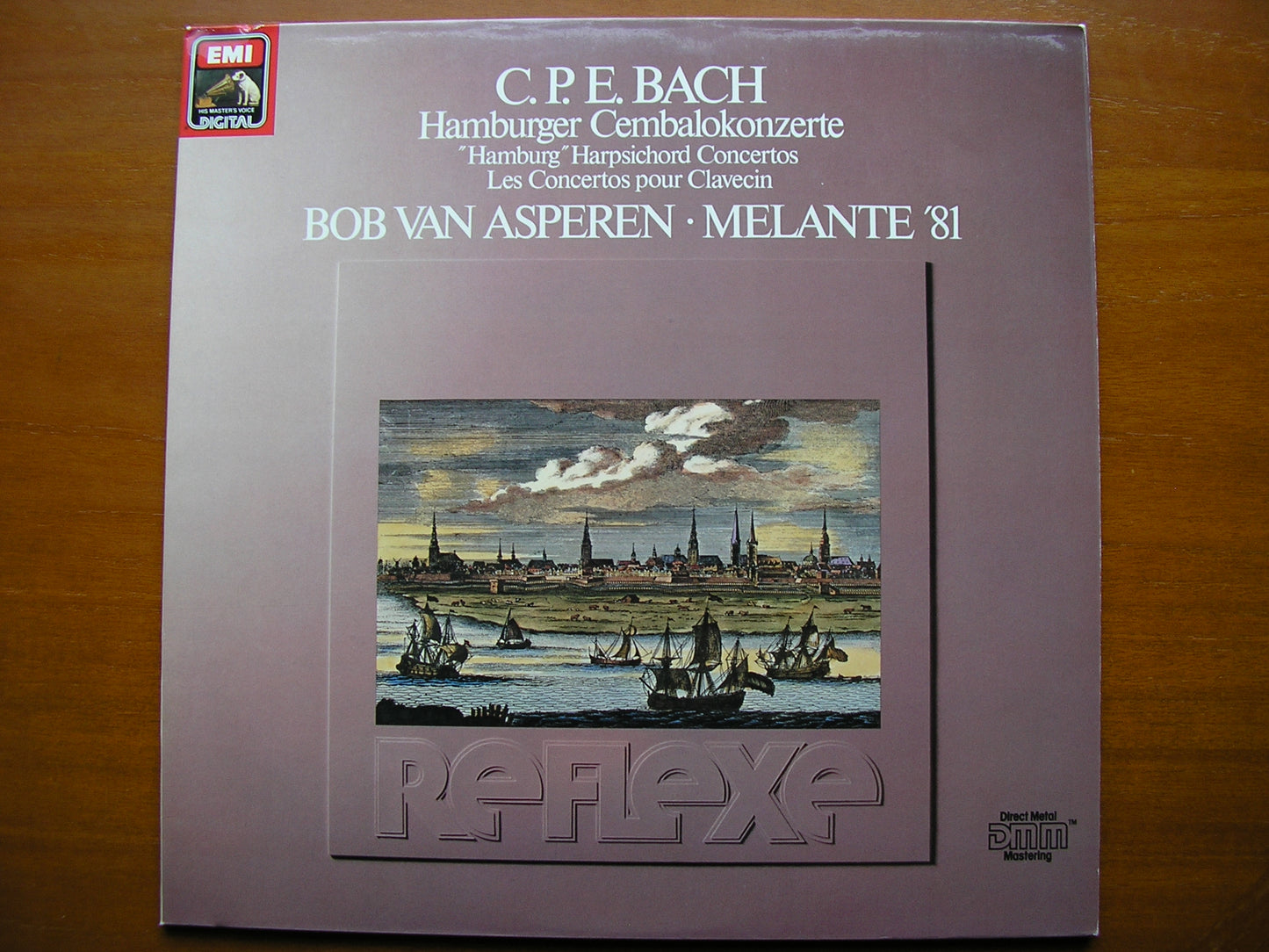 BACH CPE: THE SIX HAMBURG CONCERTOS  Wq 43      VAN ASPEREN / MELANTE 81    2LP     1434863
