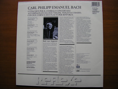 BACH CPE: THE SIX HAMBURG CONCERTOS  Wq 43      VAN ASPEREN / MELANTE 81    2LP     1434863