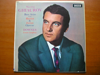 SXL 6038  OPERA ARIAS: VERDI / RACHMANINOV / RIMSKY-KORSAKOV / MUSSORGSKY      GHIAUROV / LONDON SYMPHONY / DOWNES      ED1
