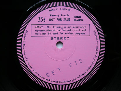 WALTON: BELSHAZZAR'S FEAST / CORONATION TE DEUM      LUXON / LONDON PHILHARMONIC / SOLTI     test pressing    SET 618