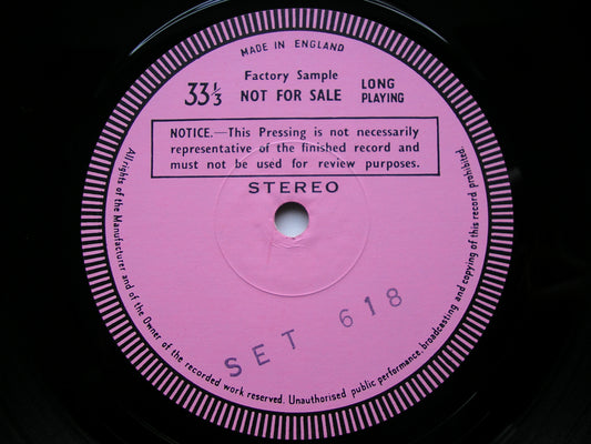 WALTON: BELSHAZZAR'S FEAST / CORONATION TE DEUM      LUXON / LONDON PHILHARMONIC / SOLTI     test pressing    SET 618