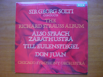 STRAUSS: DON JUAN / ALSO SPRACH ZARATHUSTRA / TILL EULENSPIEGEL      SOLTI / CHICAGO SYMPHONY     SXL 6749