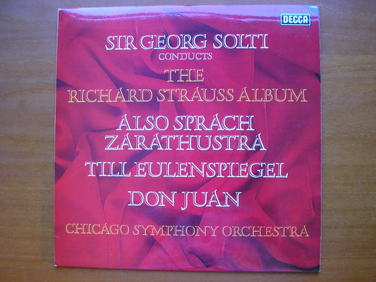 STRAUSS: DON JUAN / ALSO SPRACH ZARATHUSTRA / TILL EULENSPIEGEL      SOLTI / CHICAGO SYMPHONY     SXL 6749